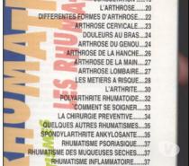 Livres occasion Tarn-et-Garonne Montauban - 82000 - Photos Vivastreet OFFICIEL SANTE Les rhumatismes